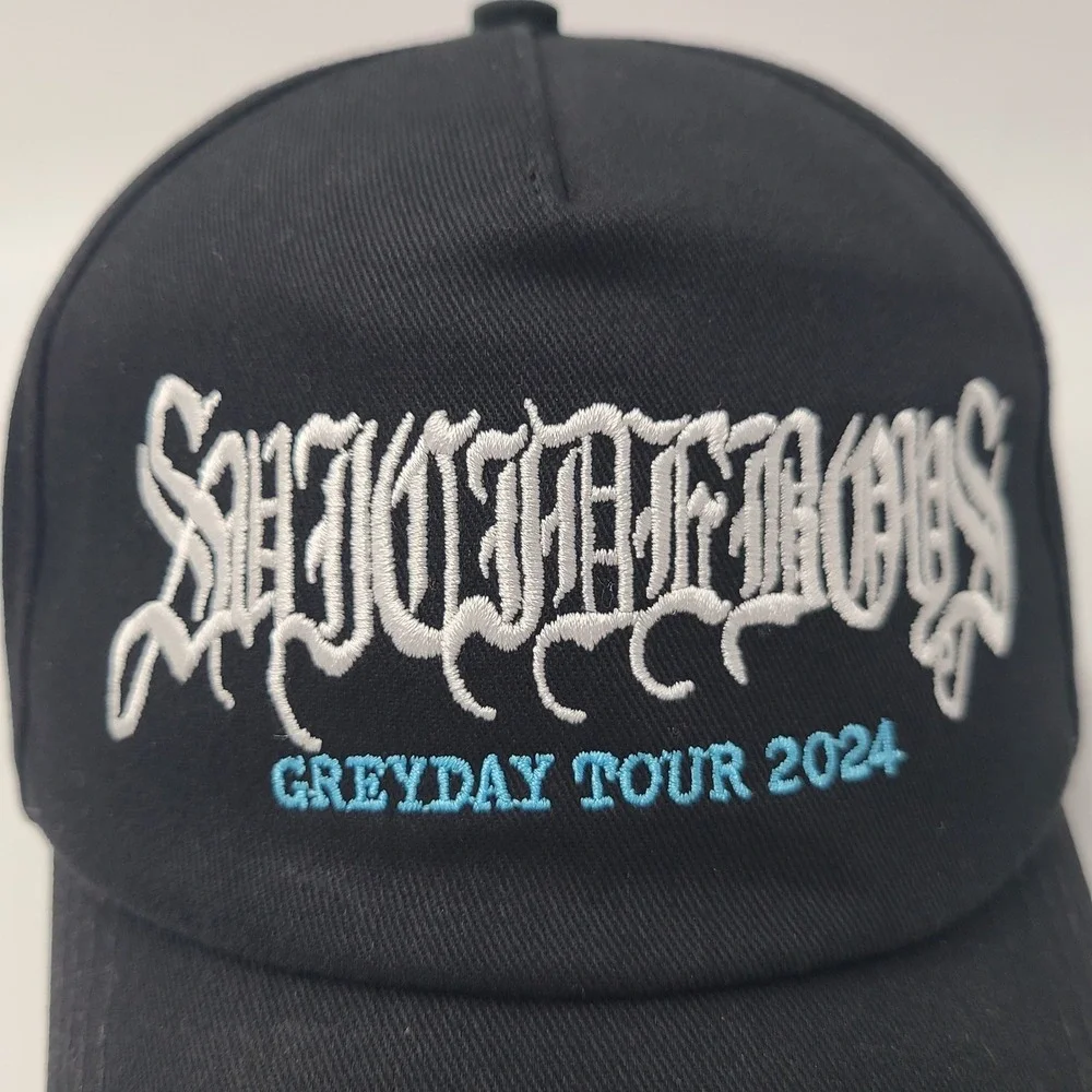 Suicideboys Hat Snapback Black‎ G59 Records Greyday Tour 2024 Rap Merch Script